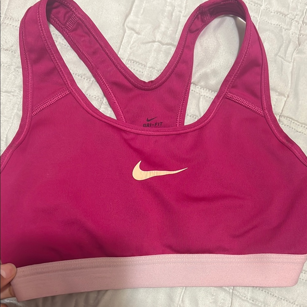 Nike Pink Racerback Swimwear with Moisture-Wicking Fabric